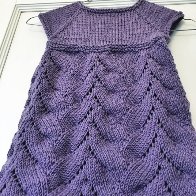 knitted baby dress