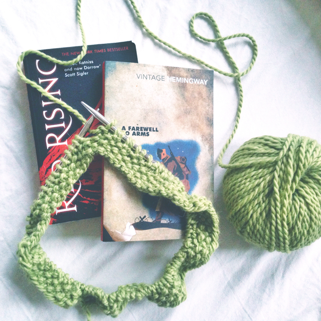 Books and knitting