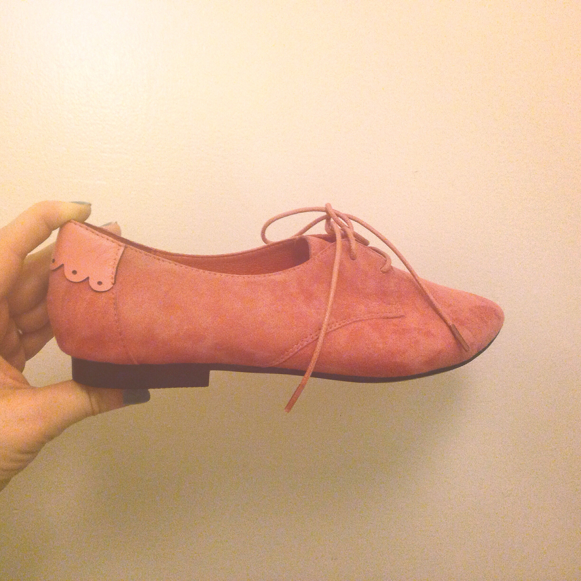 Edith & Ella pink vintage inspired shoes