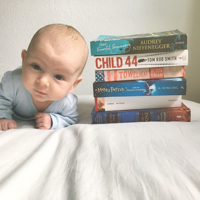 books and baby