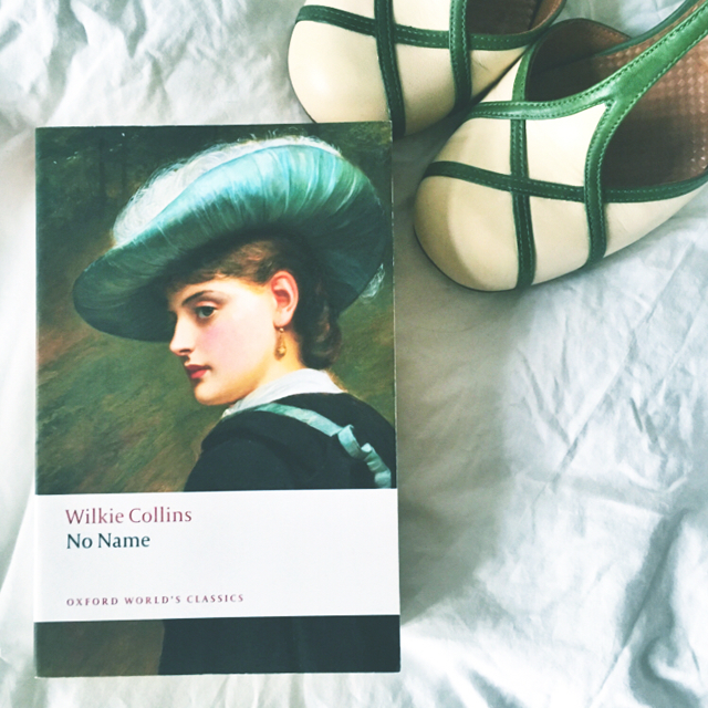 no name by wilkie collins and shoes by Chie Mihara