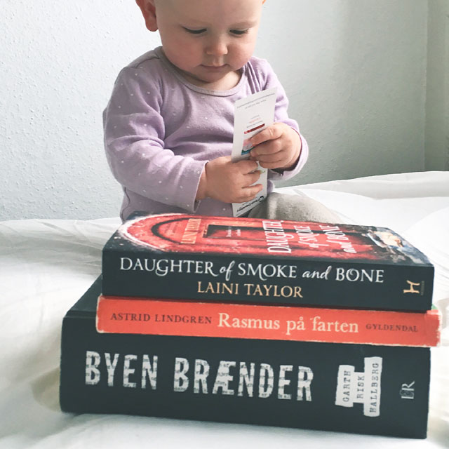 books and baby