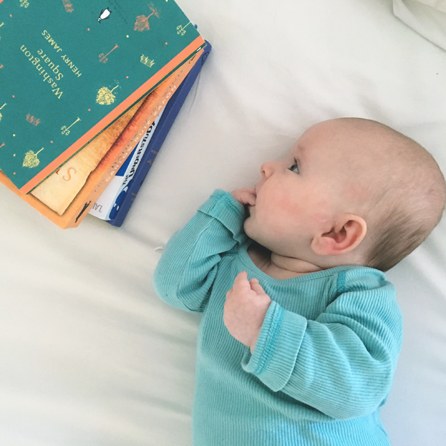 baby and books