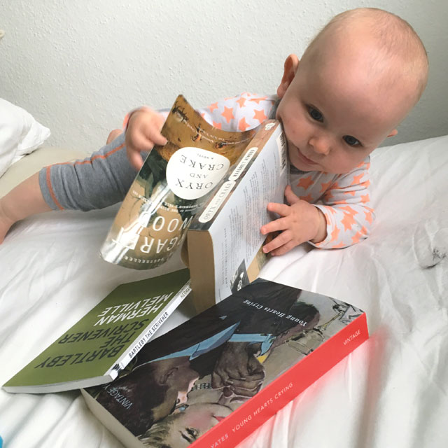 books and baby