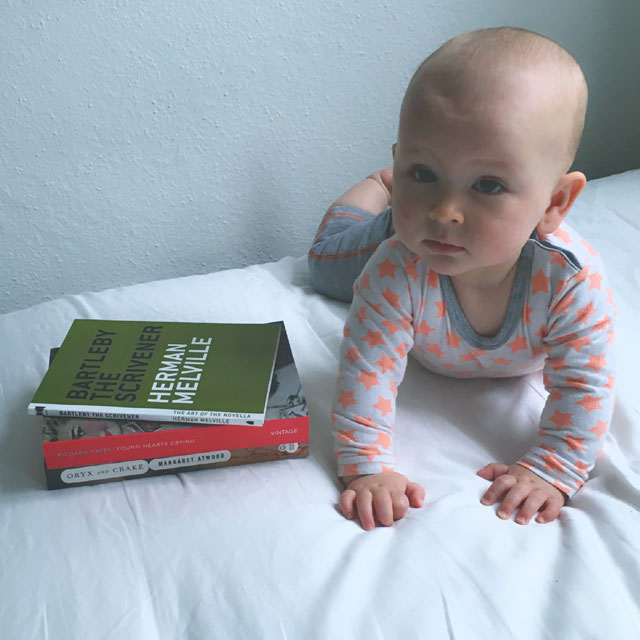 books and baby